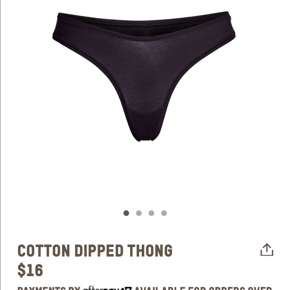 Cotton Dipped Thong